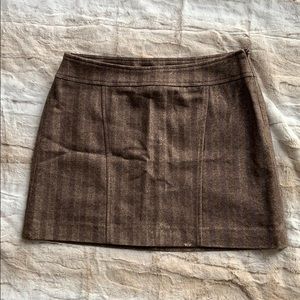 The Limited Brown Pattern Skirt